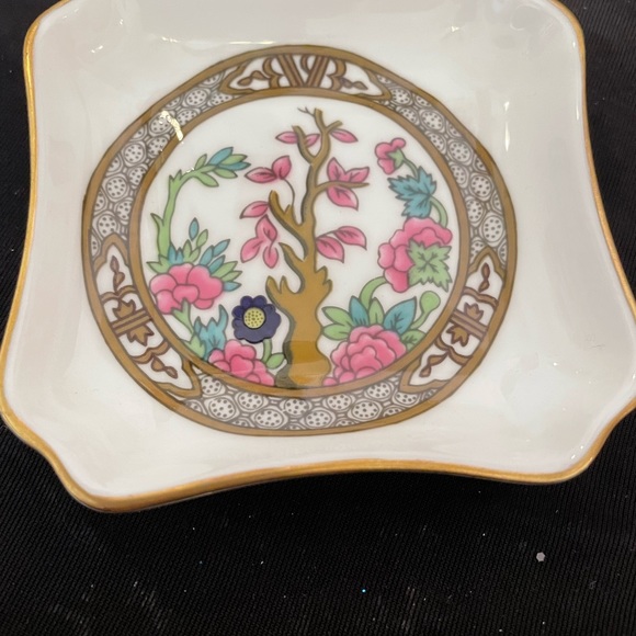 Set Of Two (2) “Indian Tree” Coalport w/ Gold Trim Pin Dishes - Picture 3 of 10